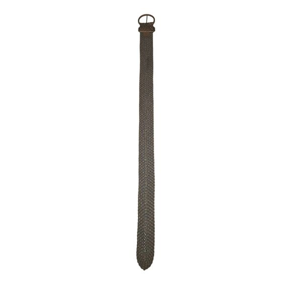 Hobo Intl. Brown Leather Wrapped‎ Buckle On Wide Braided Leather Belt Size S/M main image 4